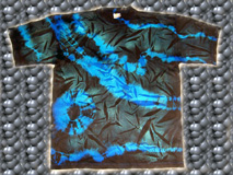 футболка вареная (Tie-Dye + рельефный Stone-Wash)