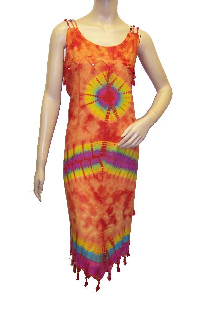Красивое летнее платье - Tie - Dye